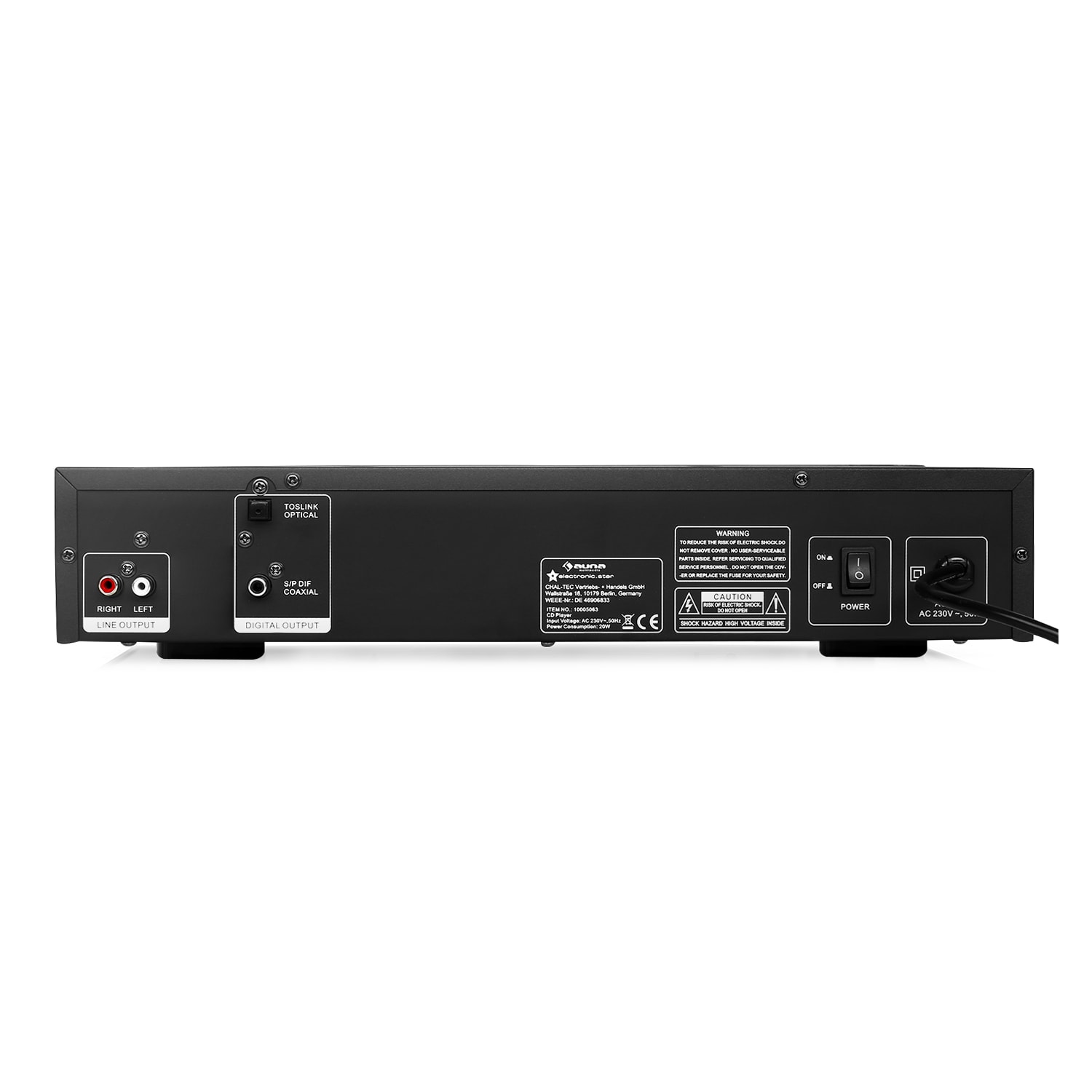 MP3-CD prehrávač Auna AV2-CD509, USB – Obrázok 3
