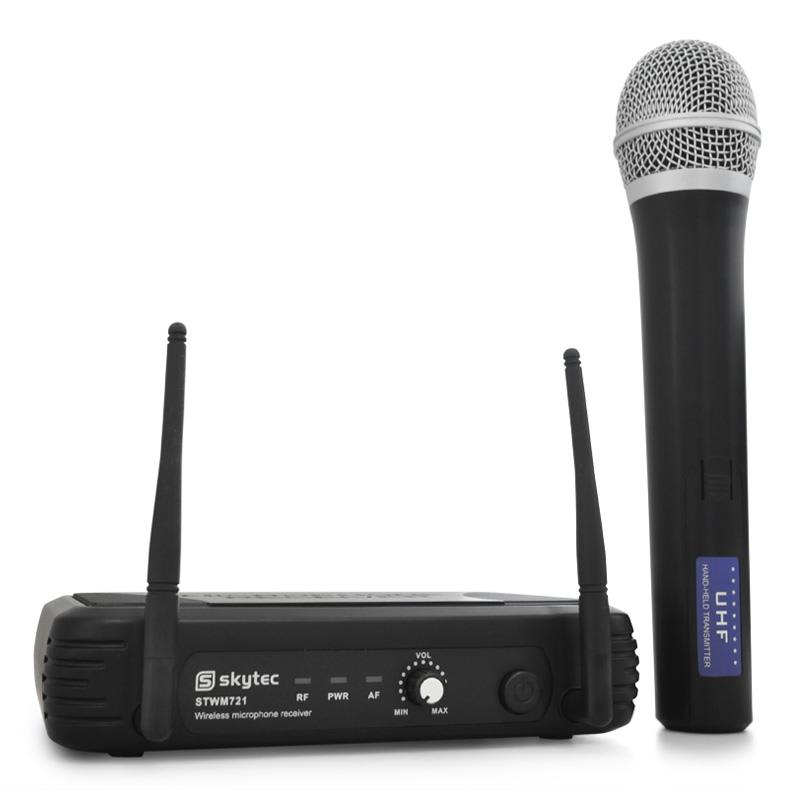 UHF rádio-mikrofónový set Skytec STWM721, 1 kanál,1 mikrofón – Obrázok 5