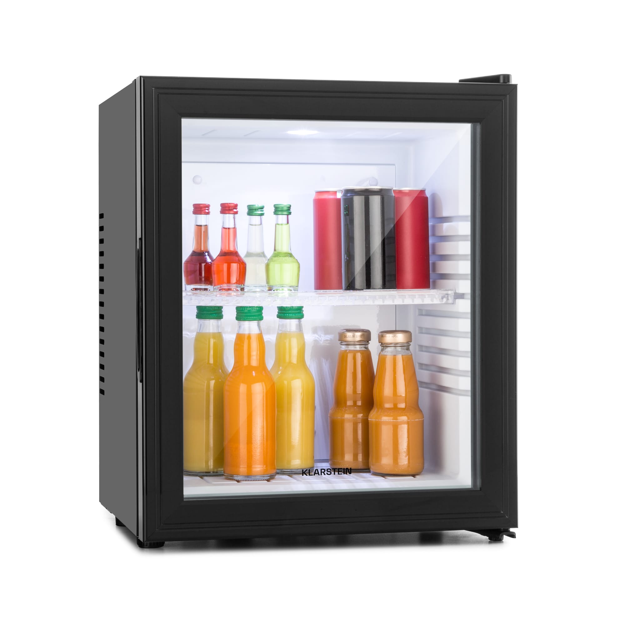 Klarstein Brooklyn, minibar, 30 l, energet. trieda F, čierna, sklo