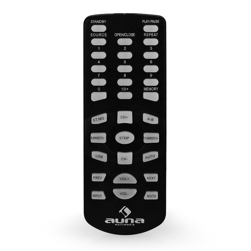 Hi-fi zosilňovač Auna AV2-CD508BT, čierny, AUX, bluetooth – Obrázok 5