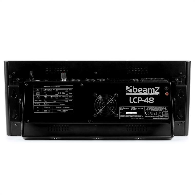 Beamz LCP-48, LED farebný panel, 48 x 1 W RGW, DMX – Obrázok 4