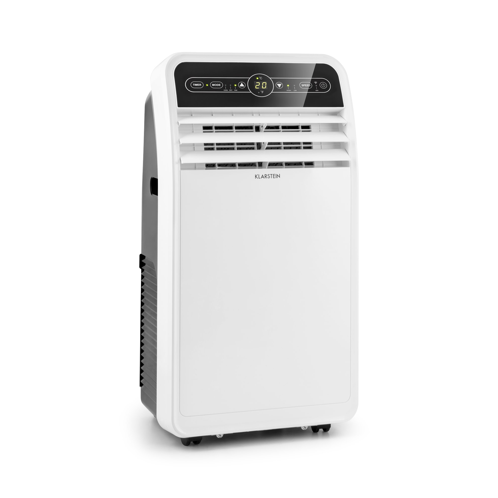 Klarstein Metrobreeze 9 New York City, mobilná klimatizácia, 9 000 BTU/2,6 kW, časovač, biela