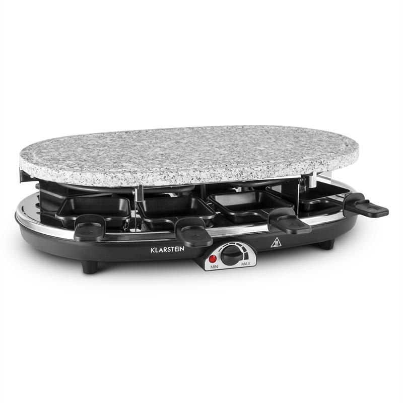 Klarstein Steaklette, raclette gril, 1500 W, granitová platňa, pre 8 osôb – Obrázok 2