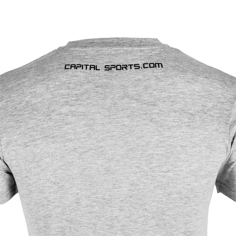 Capital Sports Beforce, veľkosť XL, sivé, tréningové tričko, pánske – Obrázok 5