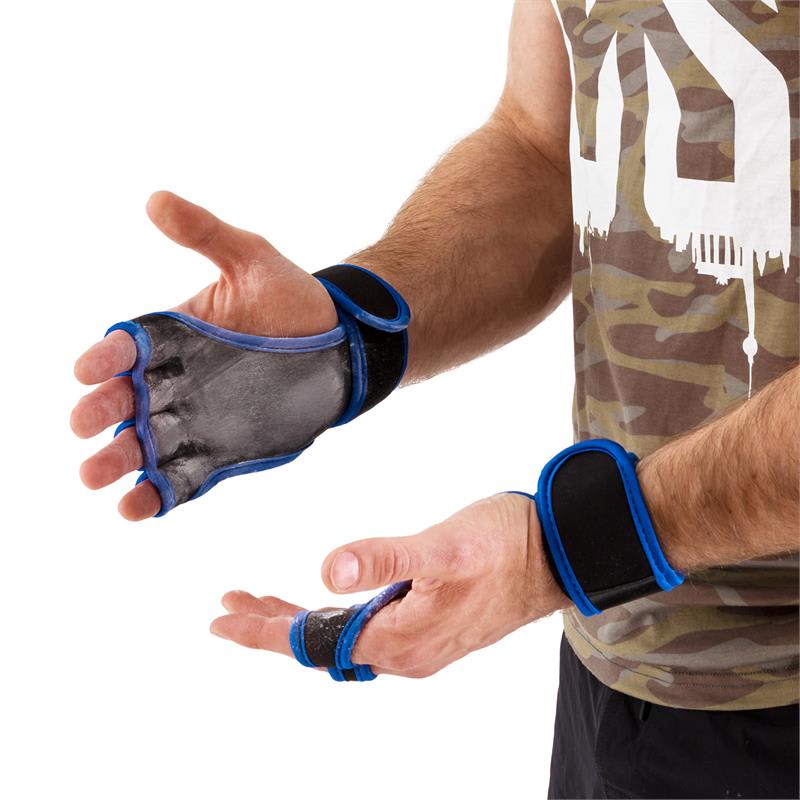 Capital Sports Palm PRO, modro-čierne, vzpieračské rukavice, veľkosť S – Obrázok 5