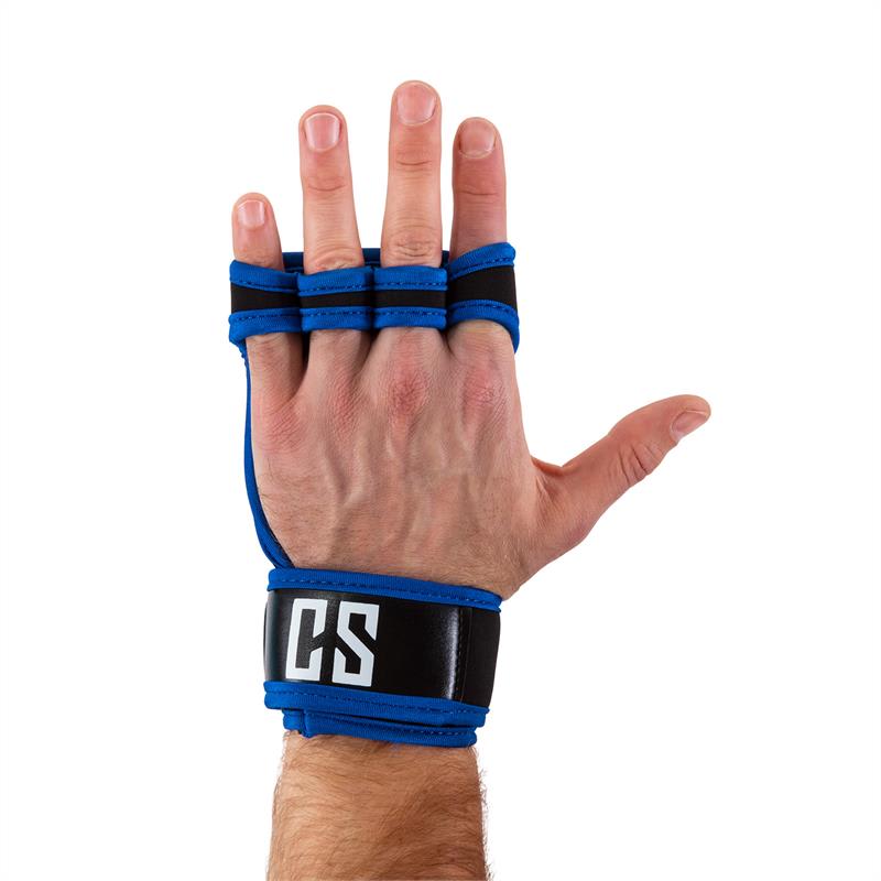 Capital Sports Palm PRO, vzpieračské rukavice, veľkosť M, modro-čierne – Obrázok 3