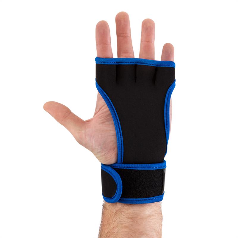 Capital Sports Palm PRO, vzpieračské rukavice, veľkosť L, modro-čierne – Obrázok 4