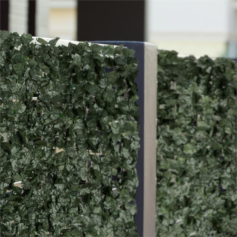 Blumfeldt Fency Dark Ivy, zástena, ochrana pred pozorovaním, ochrana pred vetrom, 300 x 150 cm, brečtan, tmavozelená – Obrázok 4
