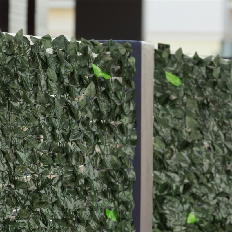 Blumfeldt Fency Dark Leaf, zástena, ochrana pred pozorovaním, ochrana pred vetrom, 300 x 150 cm, buk, tmavozelená – Obrázok 5