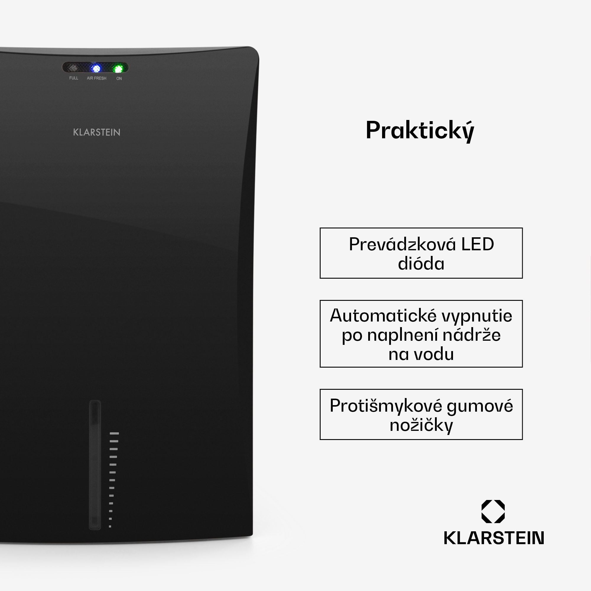 Klarstein Drybest 2000 2G, odvlhčovač vzduchu, ionizátor, 700 ml/d, 70 W, čierny – Obrázok 4