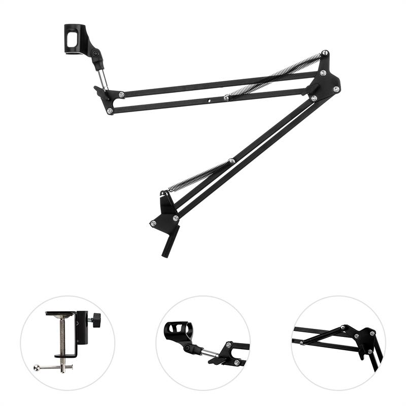 Auna Pro ST-1.2, čierne, mikrofónové rameno, držiak s mechanickým upínaním, 1,5 kg, 35 x 35 cm – Obrázok 2