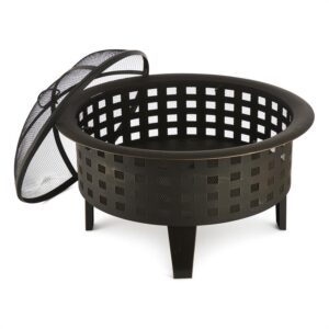 Blumfeldt Boston, ohnisko, misa na oheň, Ø 60 cm, oceľ, čiernené