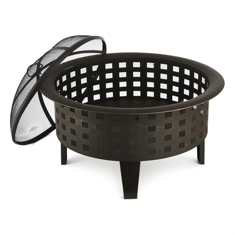 Blumfeldt Boston, ohnisko, misa na oheň, Ø 60 cm, oceľ, čiernené