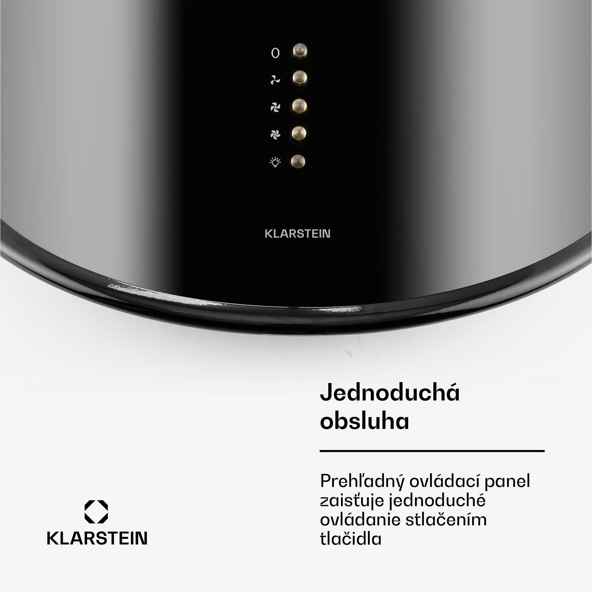 Klarstein Lumio Neo, digestor, 60 cm, komínový, 615 m³/h, retro dizajn, nehrdzavejúca oceľ, čierny – Obrázok 5