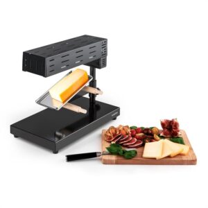 Klarstein Appenzell 2G tradičný raclette gril 600 W stojanový čierny
