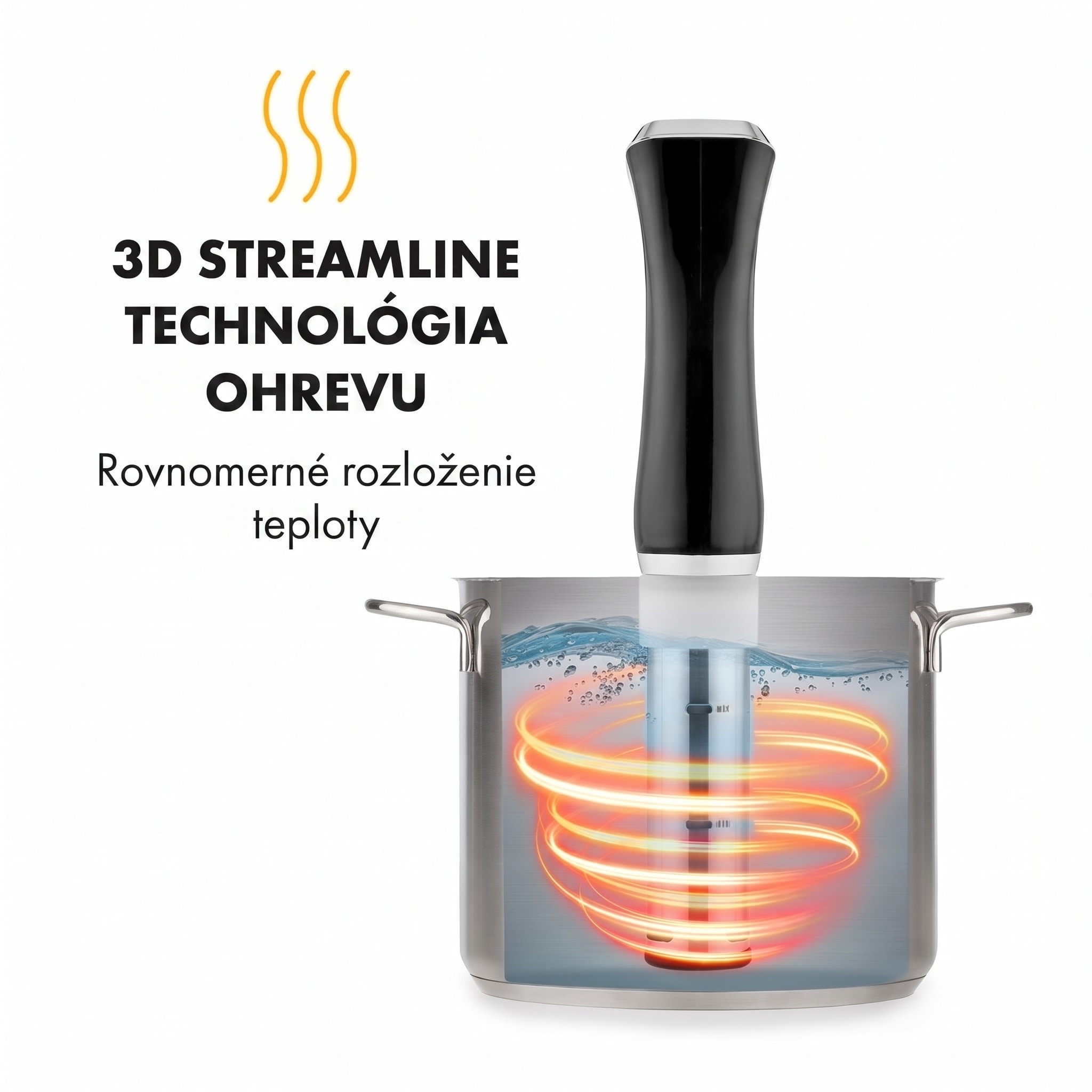 Klarstein Quickstick, Sous Vide varič, 20 l, termostat, cirkulačné čerpadlo, nehrdzavejúca oceľ – Obrázok 5