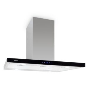 Klarstein Madonna odsávač pár 90 cm 624 m³/h ostrovčekový dizajn