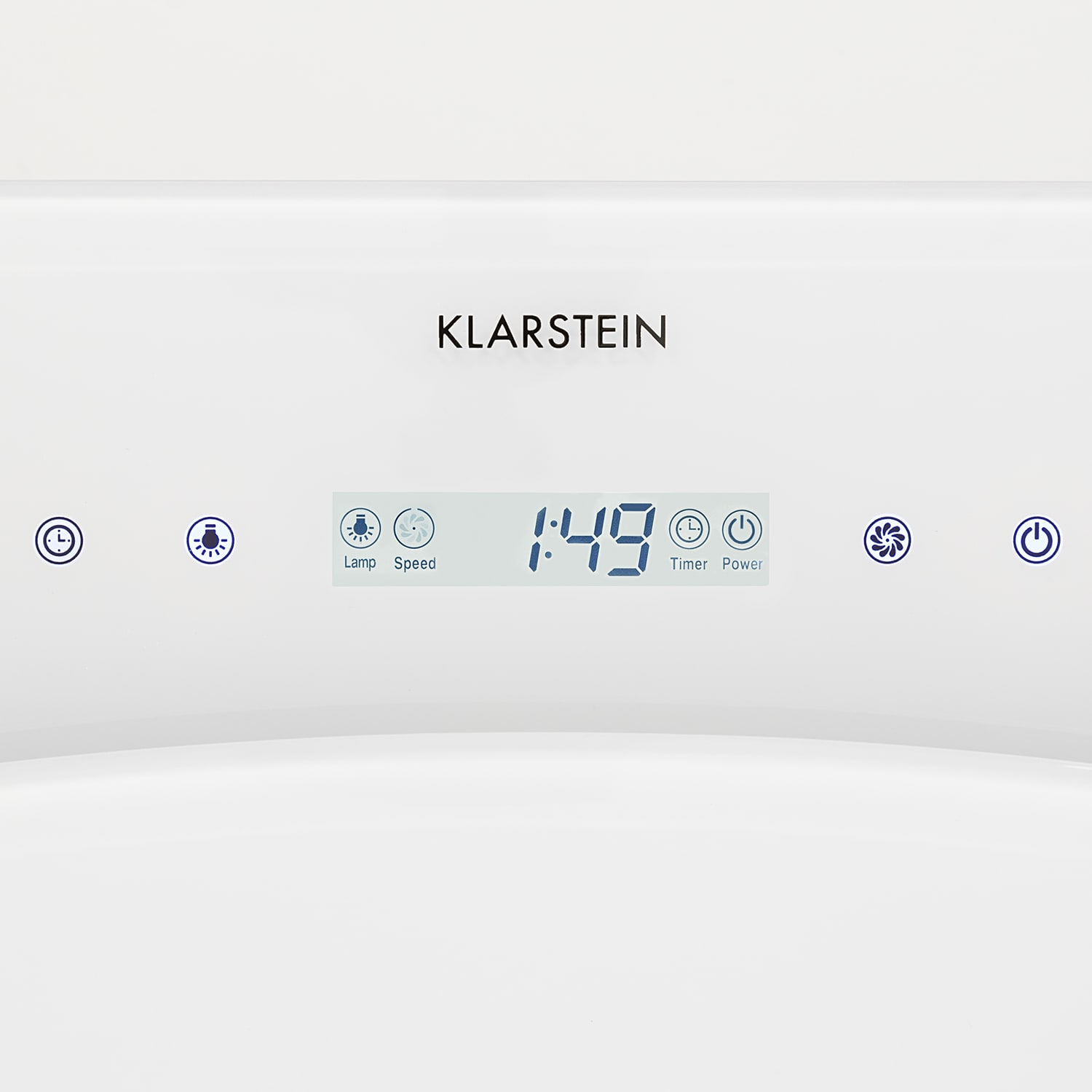 Klarstein Secret Service, digestor, 110 cm, stropný, 987 m³/h, sklo, LED, biely – Obrázok 4