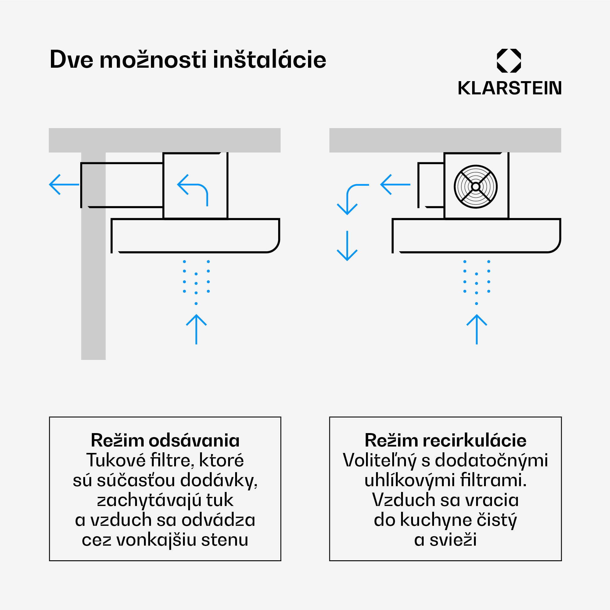 Klarstein Remy, digestor, 90 cm, stropný, 630 m³/h, diaľkové ovládanie, čierny – Obrázok 3