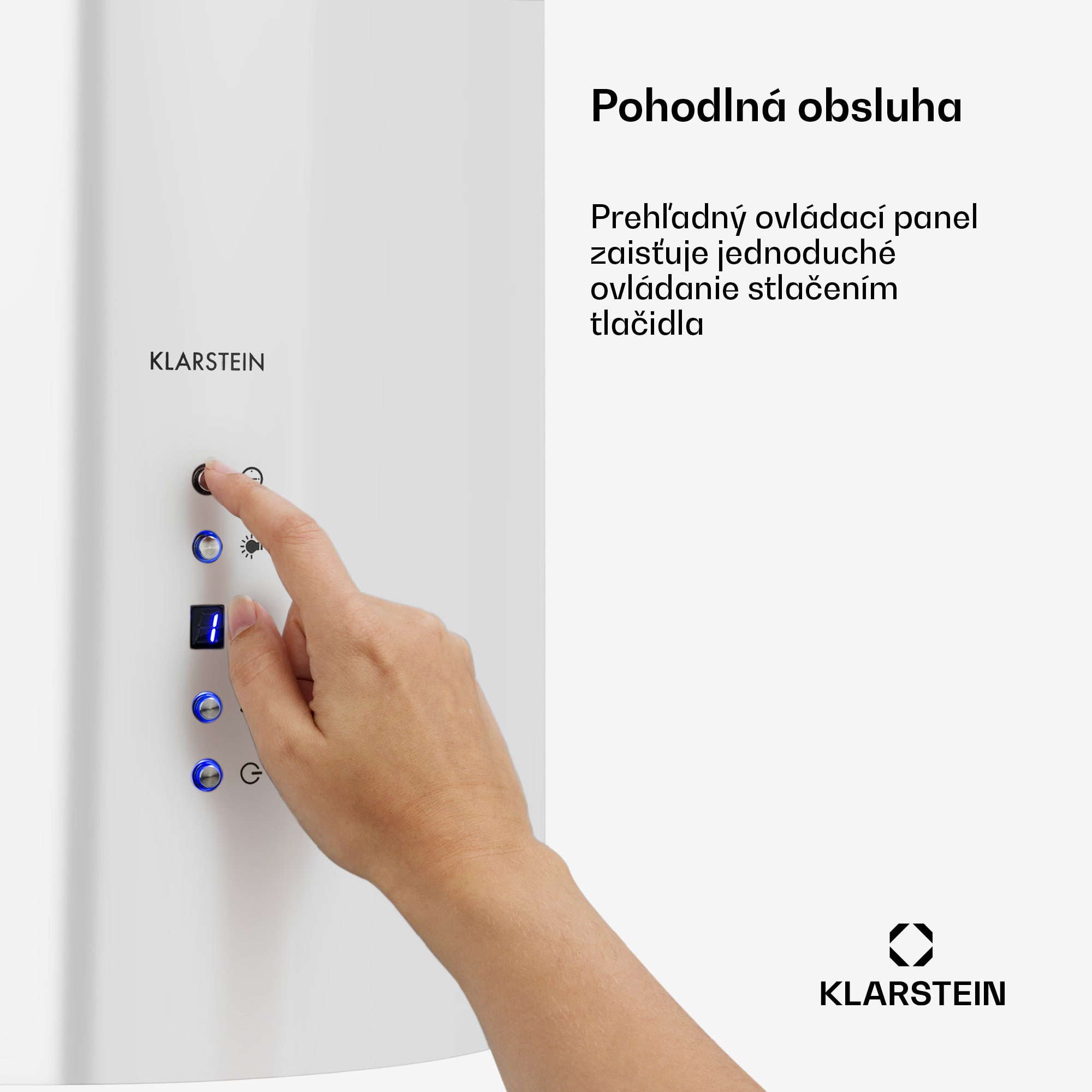 Klarstein Odsávač pár Barett v ostrovnom vyhotovení, Ø35 cm, recirkulačný režim, 522 m³/h, LED osvetlenie, filter s aktívnym uhlím – Obrázok 4