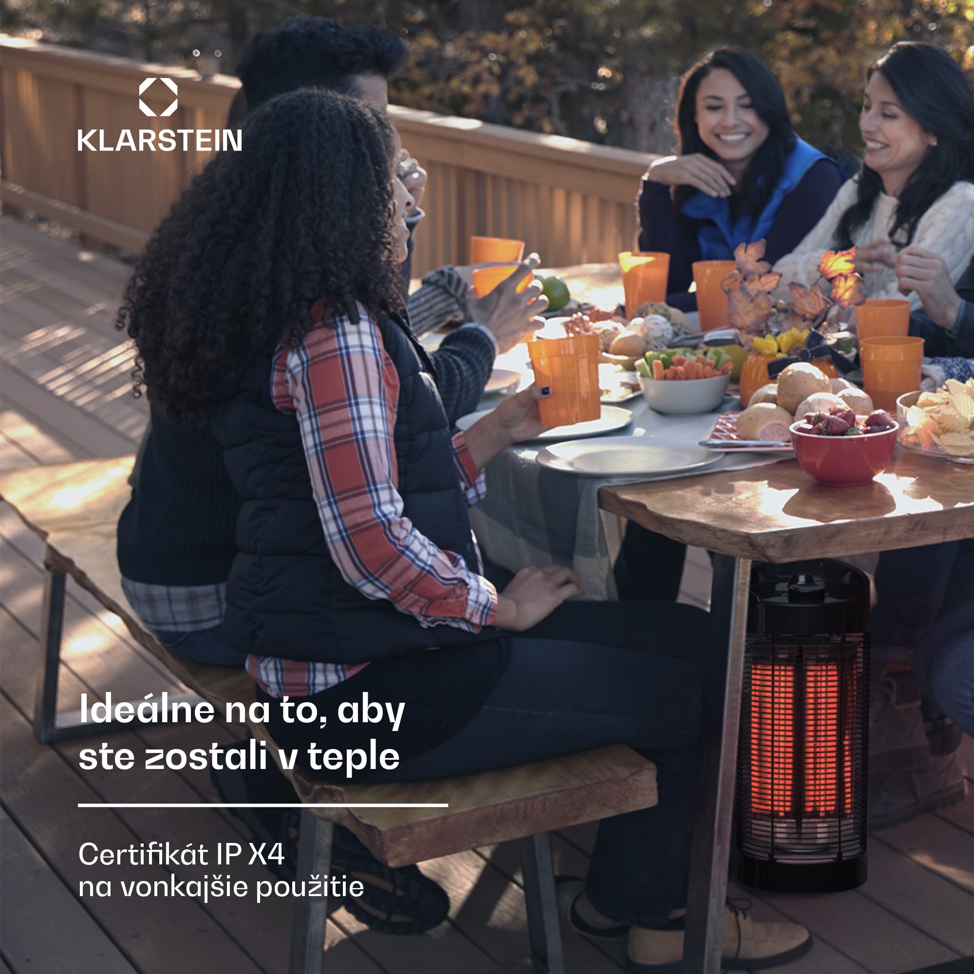 Blumfeldt Heat Guru 360, stojanový ohrievač, 1200/600 W, 2 stupne ohrevu, IPX4, čierny – Obrázok 5