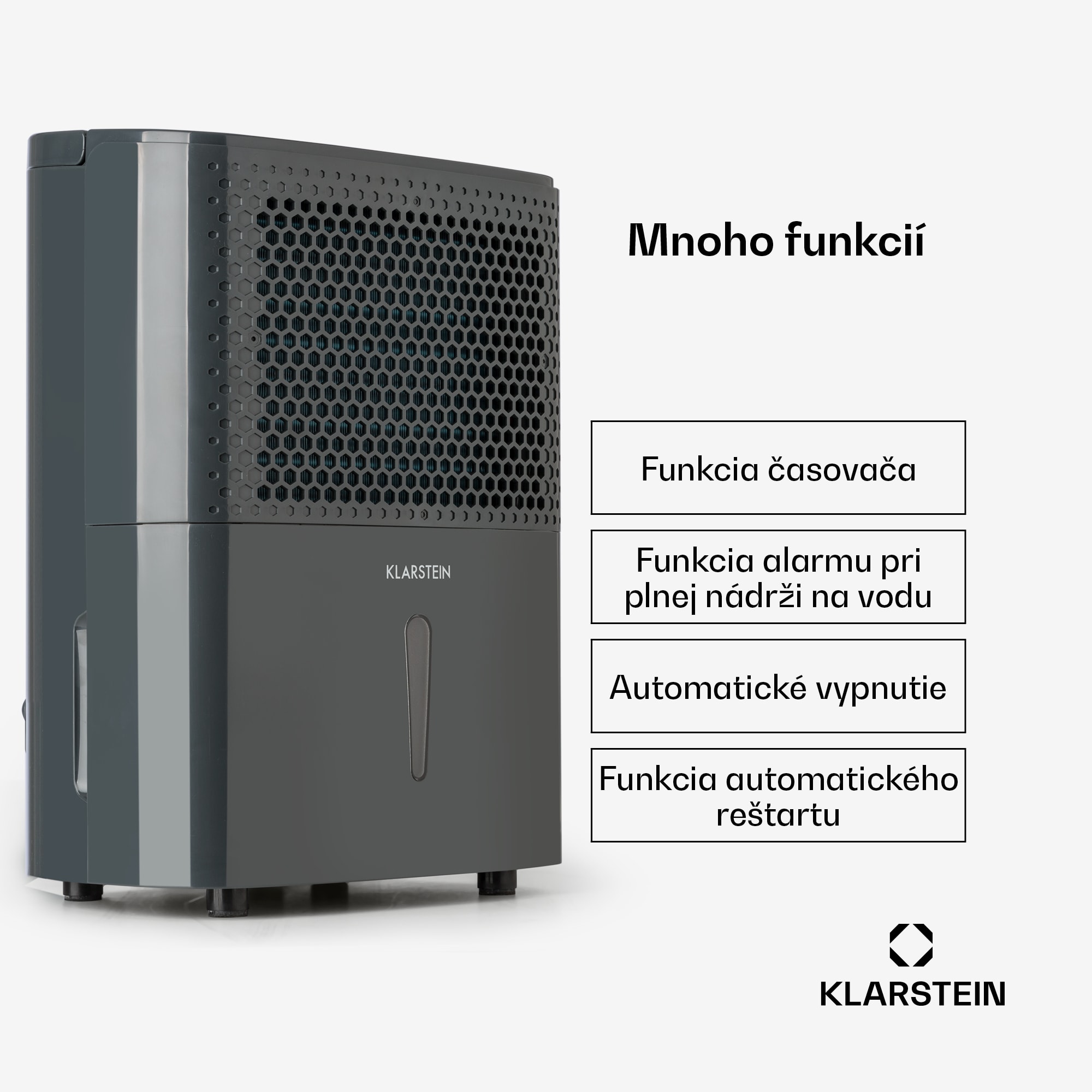Klarstein DryFy 10 odvlhčovač vzduchu 200W 10l/deň 80 m³/h 20-30 m² – Obrázok 4