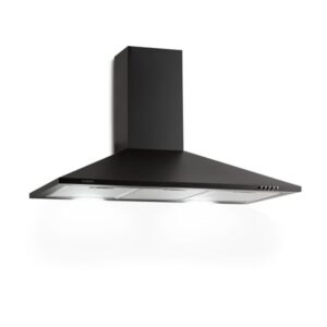 Klarstein Zugspitze 90, digestor, 90 cm, nástenný, 324 m³/h, LED, čierny