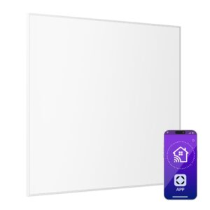 Klarstein Wonderwall 1200 Smart, infračervený ohrievač, 100 x 120 cm, 1200 W, týždenný časovač, IP24, biely