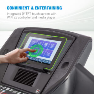 Capital Sports Infinity Track 6.0 Touch, bežecký pás, 5,5 HP, Wi-Fi, 9" dotyková obrazovka