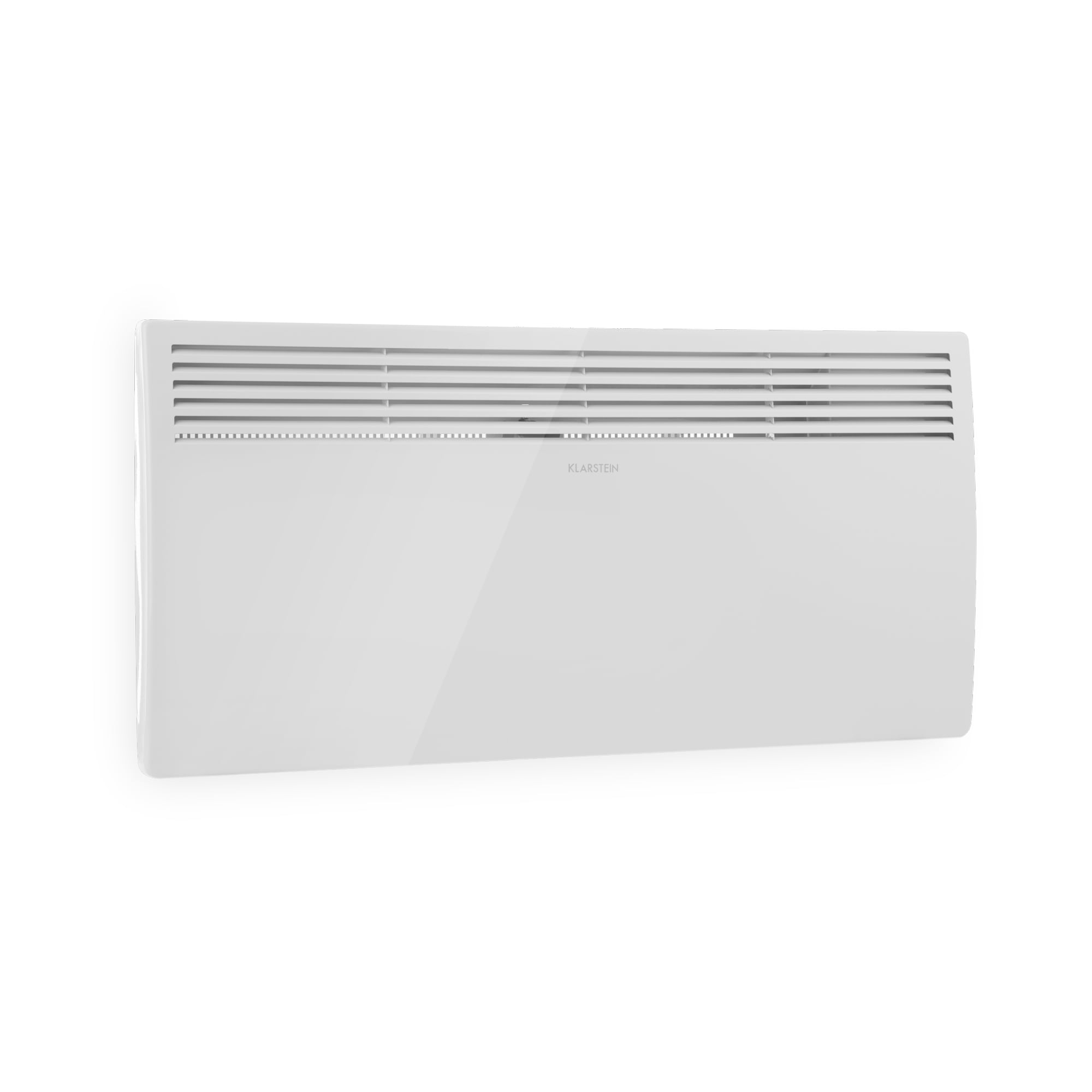 Klarstein Hot Spot Slimcurve, konvektor, ohrievač, 80 x 40 cm, 20 m², 2000 W, 5 - 40 °C, IP24, biely