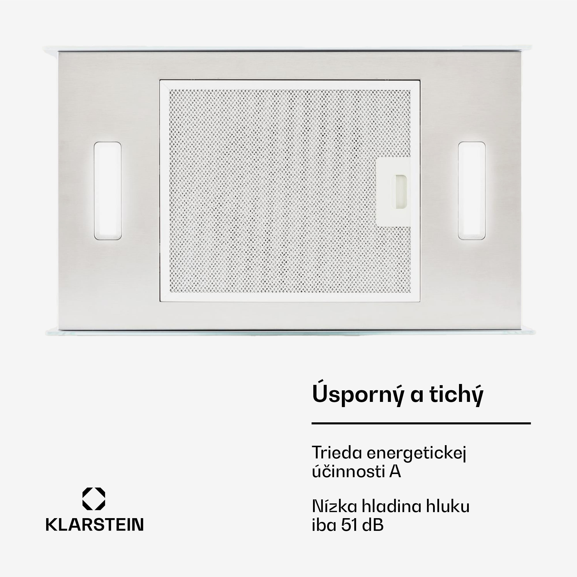 Klarstein Kronleuchter L, digestor, 60 cm, ostrovčekový, 577 m³/h, dotykové ovládanie, LED, biely – Obrázok 5