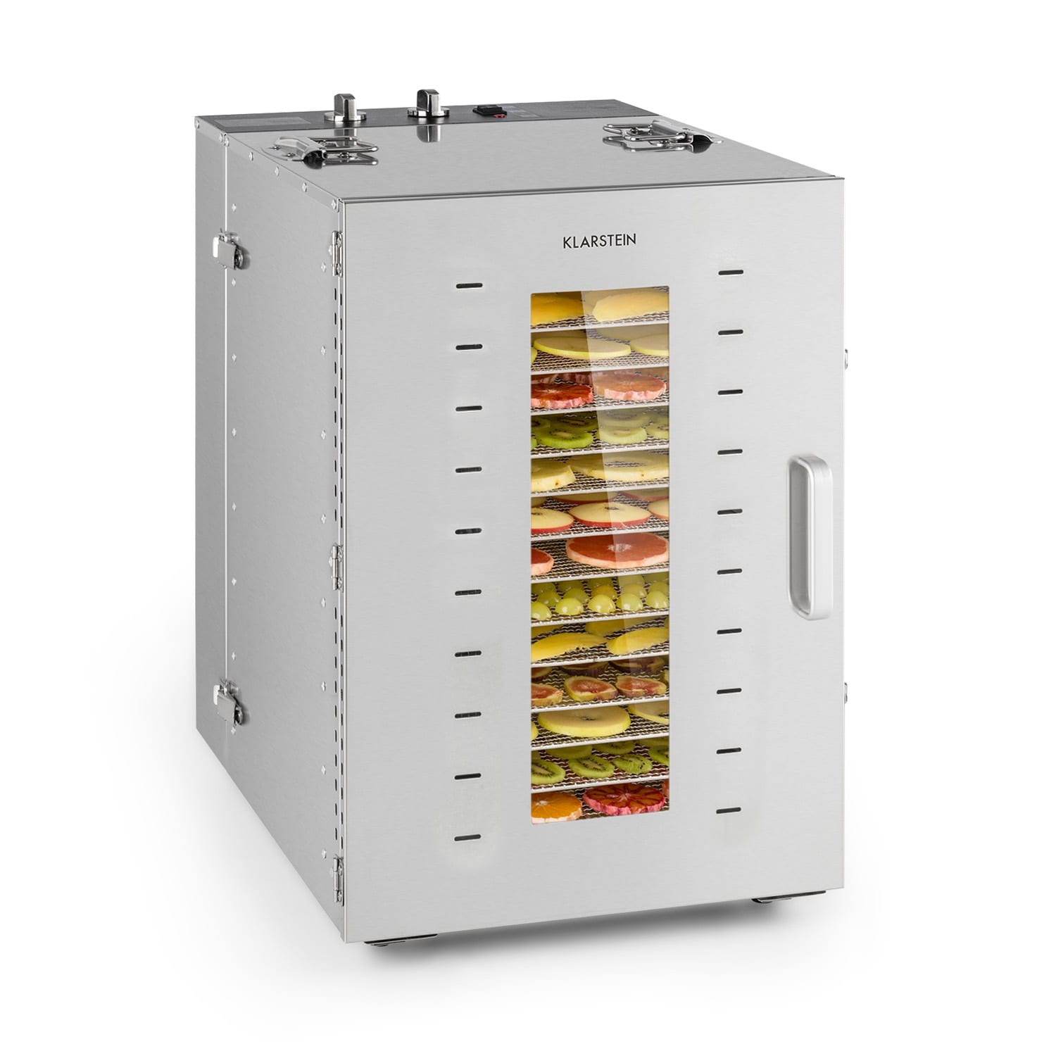 Klarstein Master Jerky 16 sušička potravín 1500W 40-90 °C 15h časovač nerezová oceľ