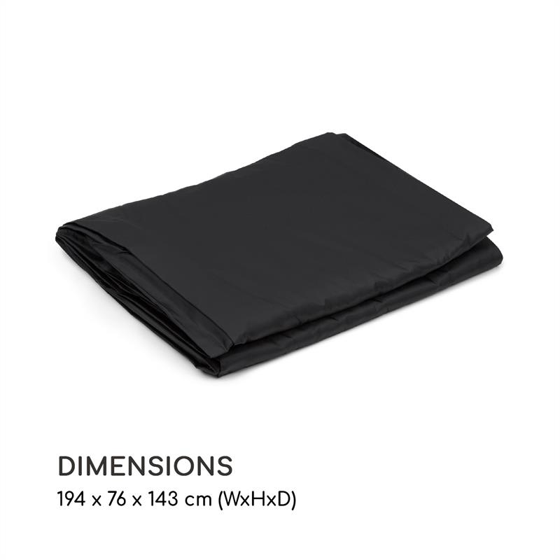 Blumfeldt Titania Raincover, ochranný kryt, 100 % polyester, ochrana v každom počasí, čierny – Obrázok 5