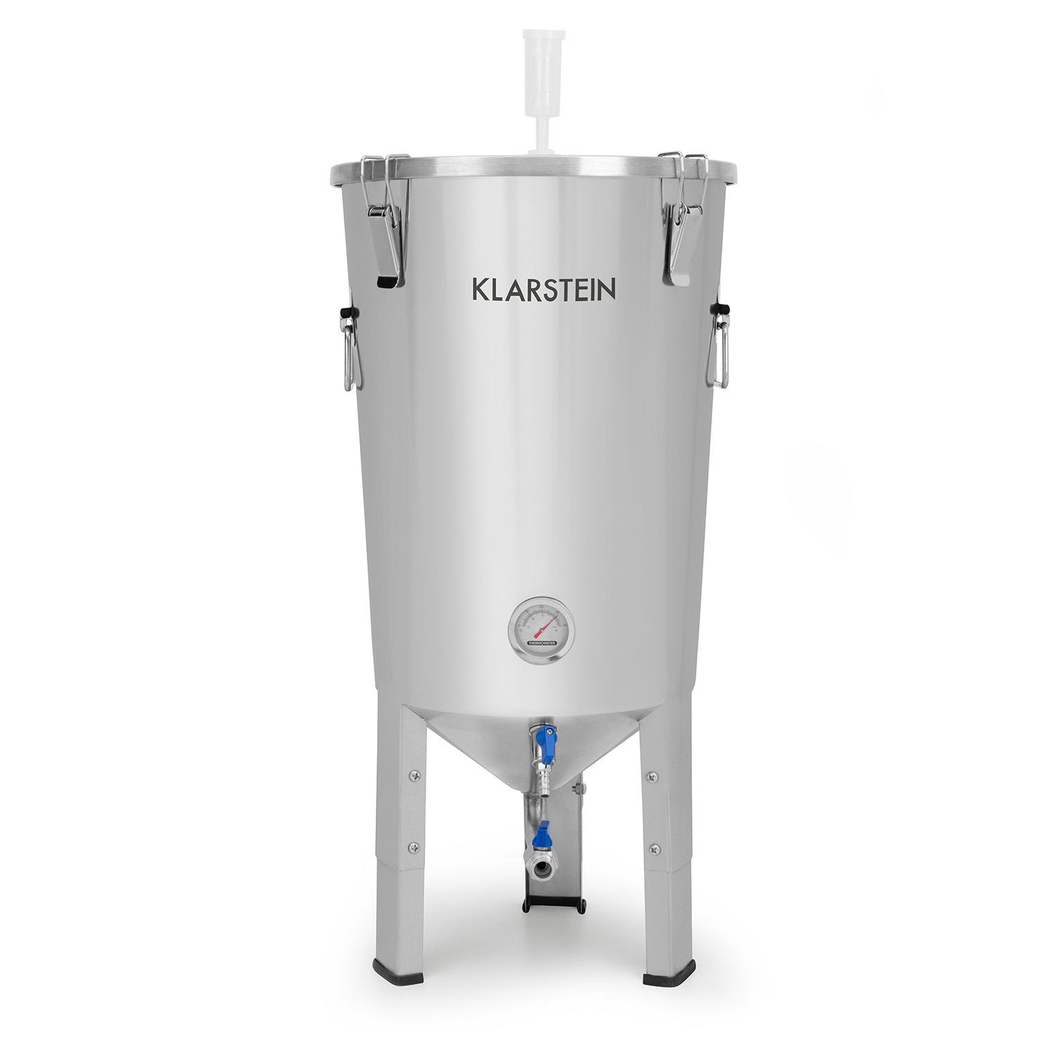 Klarstein Gärkeller Pro fermentačný sud 30 litrov s ventilom na odvod kvasníc, nerez 304