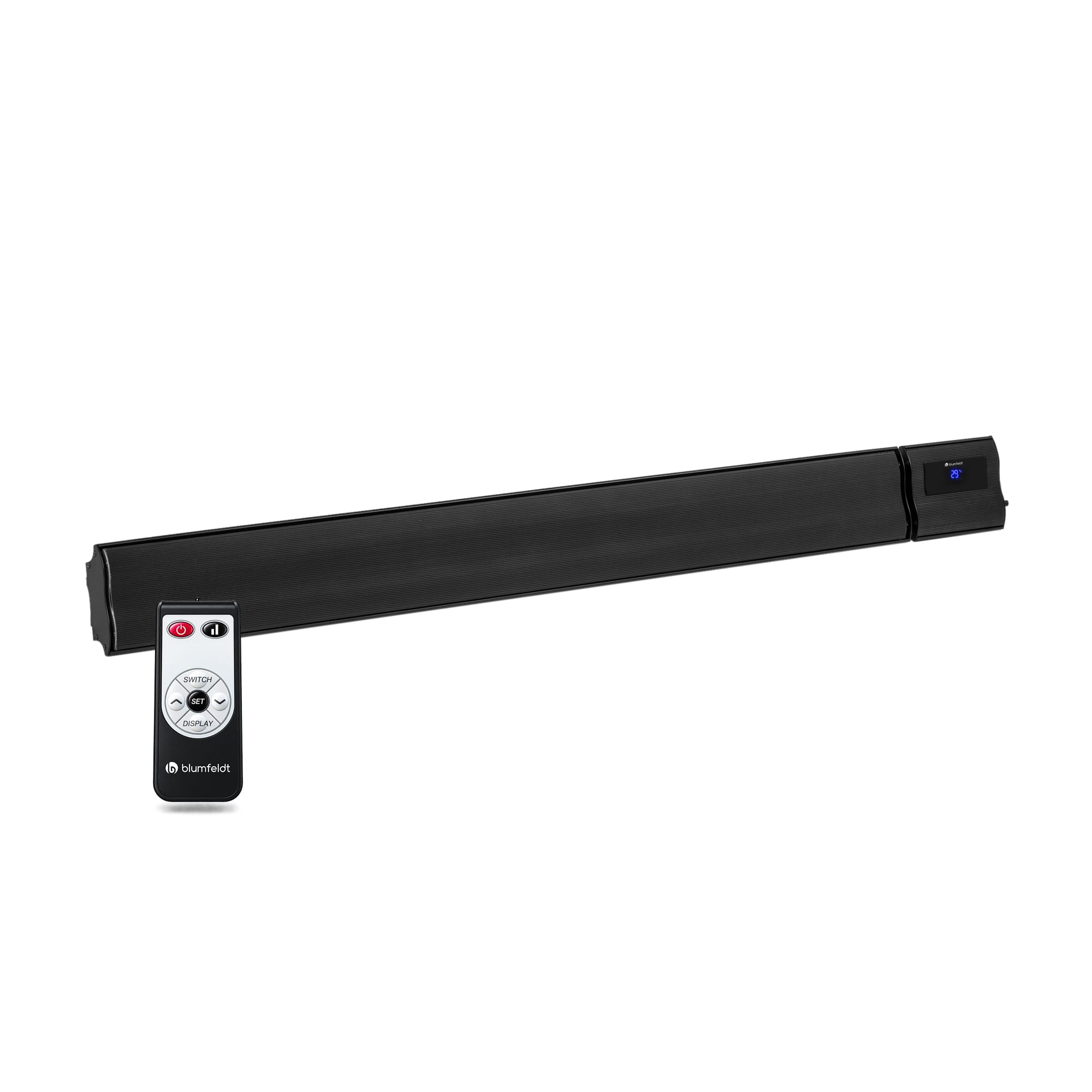 Blumfeldt Cosmic Beam Plus XXL, infračervený ohrievač, 3000 W, diaľkový ovládač, čierny