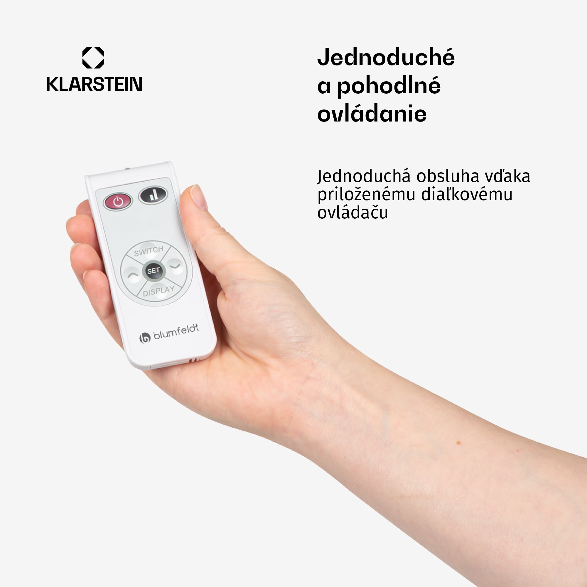 Blumfeldt Cosmic Beam Plus XXL, infračervený ohrievač, 3000 W, diaľkový ovládač, biely – Obrázok 4