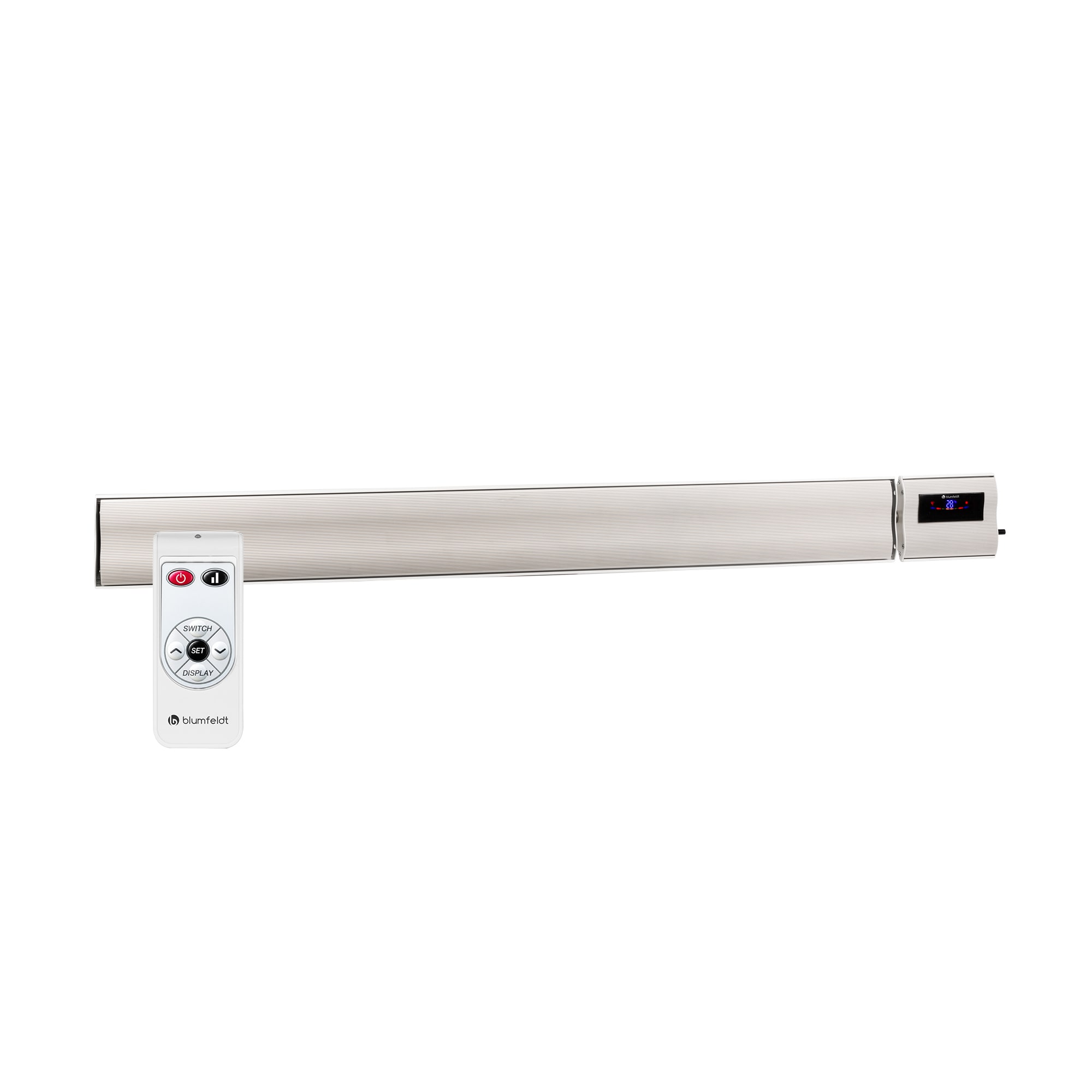 Blumfeldt Cosmic Beam Plus XXL, infračervený ohrievač, 3000 W, diaľkový ovládač, biely