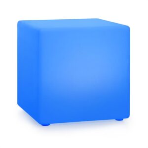 Blumfeldt Shinecube XL svietiaci kocka 40x40x40 cm 16-farebné LED 4 svetelné režimy biela
