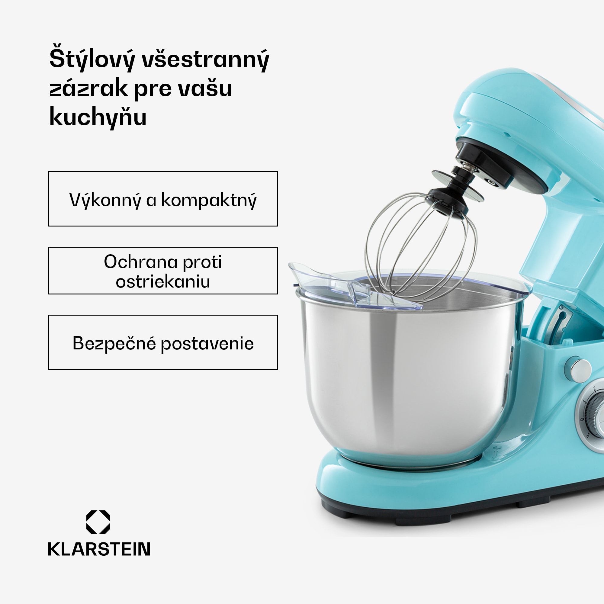 Klarstein Bella Pico 2G, kuchynský robot, 1300 W, 1,7 PS, 6 stupňov, 5 l – Obrázok 2