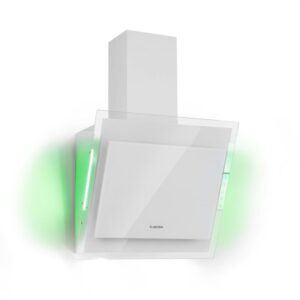 Klarstein Mirage 60, digestor, 60 cm, nástenný, 671 m³/h, A++, dotykový panel, biely