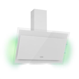 Klarstein Mirage 90, digestor, 90 cm, nástenný, 602 m³/h, A++, dotykový panel, RGB svetlo, biely