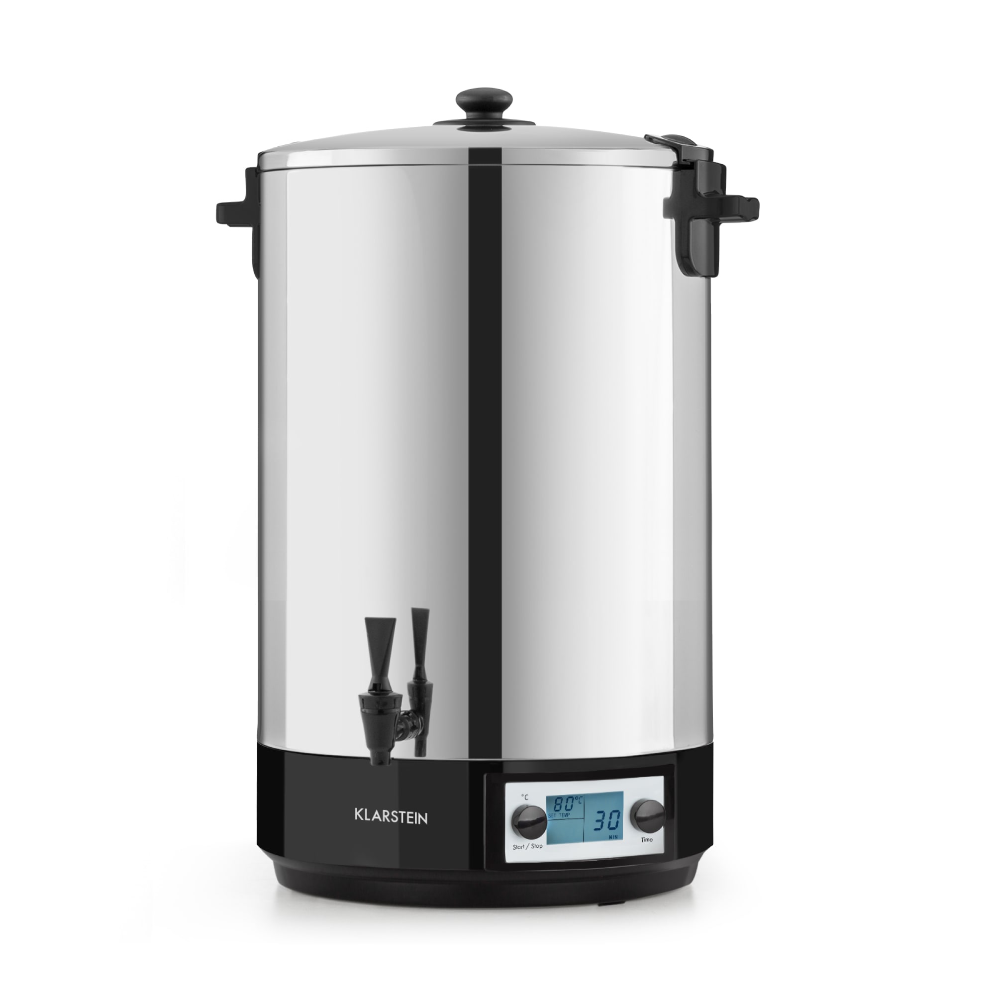 Klarstein KonfiStar 50, zavárací hrniec, dávkovač nápojov, 50 l, 2500 W, 100 °C, 180 min, digitálny