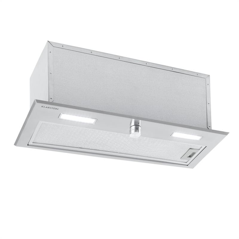Klarstein Simplica, digestor, 70 cm, vstavaný, 440 m³/h, LED, nehrdzavejúca oceľ