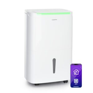 Klarstein DryFy Pro Connect Smart, Odvlhčovač vzduchu, WiFi, Kompresný, 30l/d, 25-35m², Biela
