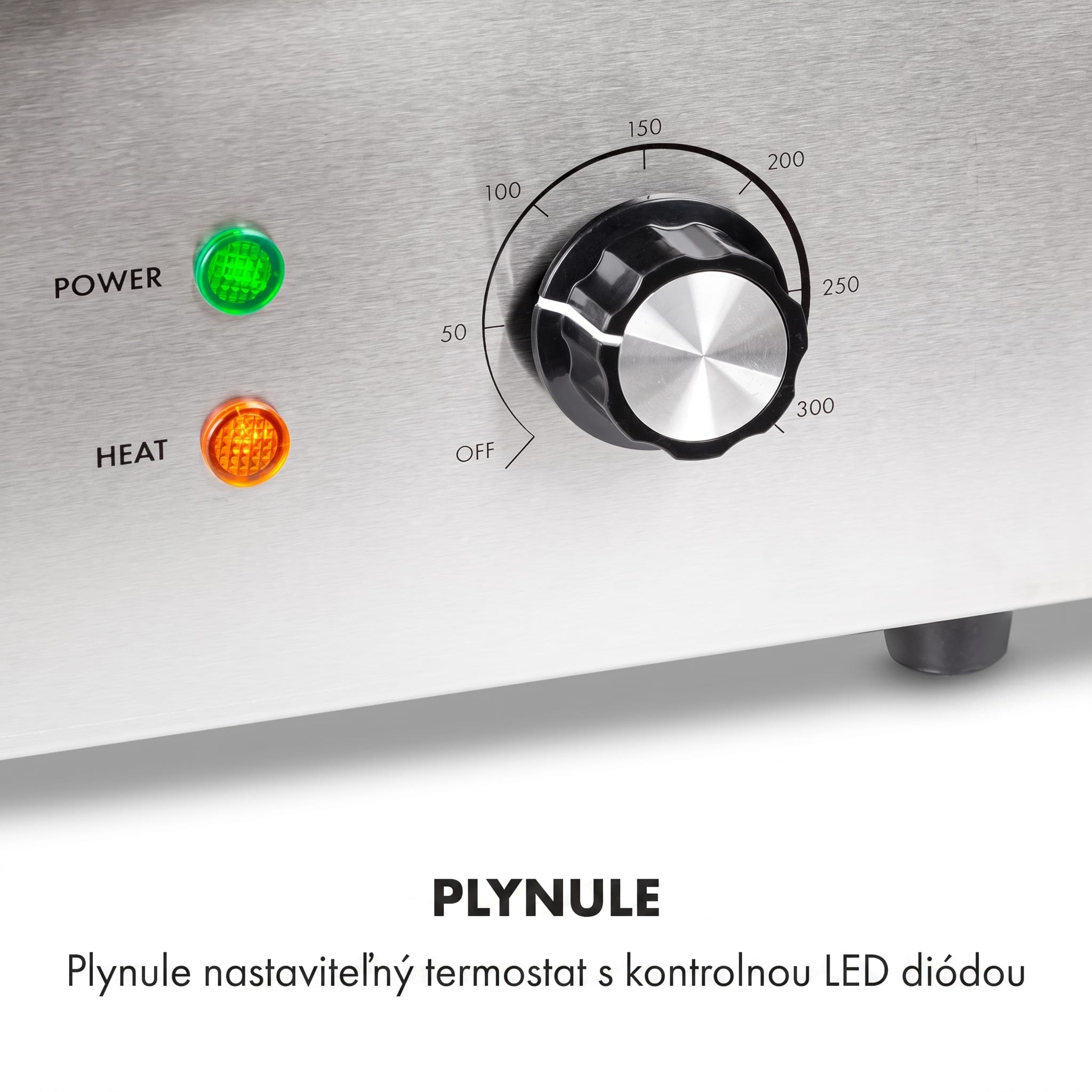 Klarstein Grillmeile 3000R, elektrický gril, 3000 W, grilovacia platňa 54,5 x 35 cm, rebrovaný – Obrázok 3