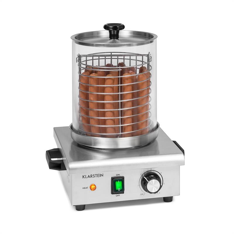 Klarstein Wurstfabrik 450 Hot Dog výrobník 450W 5L 30-100°C sklo nerezová oceľ