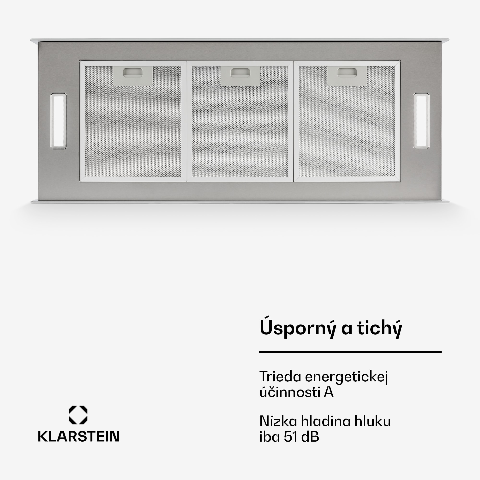 Klarstein Kronleuchter XL ostrovná digestorová kapucňa 90 cm recirkulácia 577 m³/h LED biela – Obrázok 5