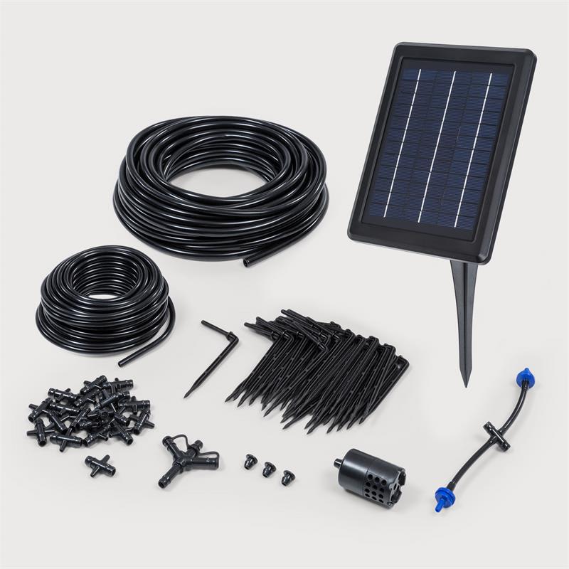 Blumfeldt Greenkeeper Solar, zavlažovací systém, solárny panel, 1500 mAh, 40 rastlín – Obrázok 2