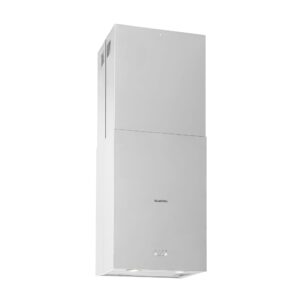 Klarstein Structura, digestor, 41 cm, ostrovčekový, 624 m³/h, A, LED, nehrdzaejúca oceľ, strieborný
