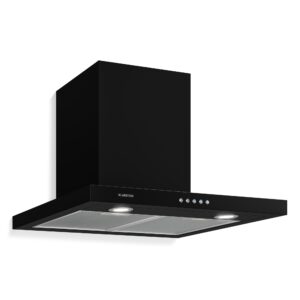 Klarstein Limelight, digestor, 60 cm, nástenný, 640 m³/h, čierny
